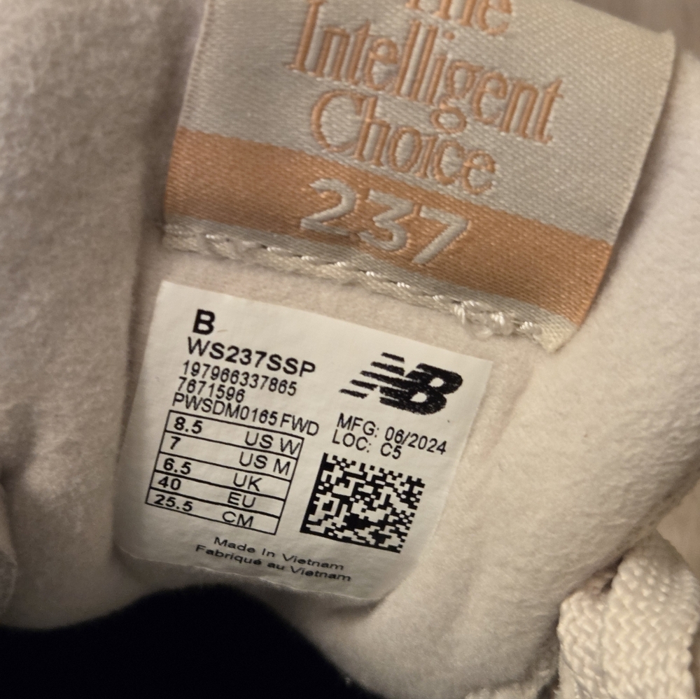 New Balance 237 Rose/Wht - Picture 3 of 9